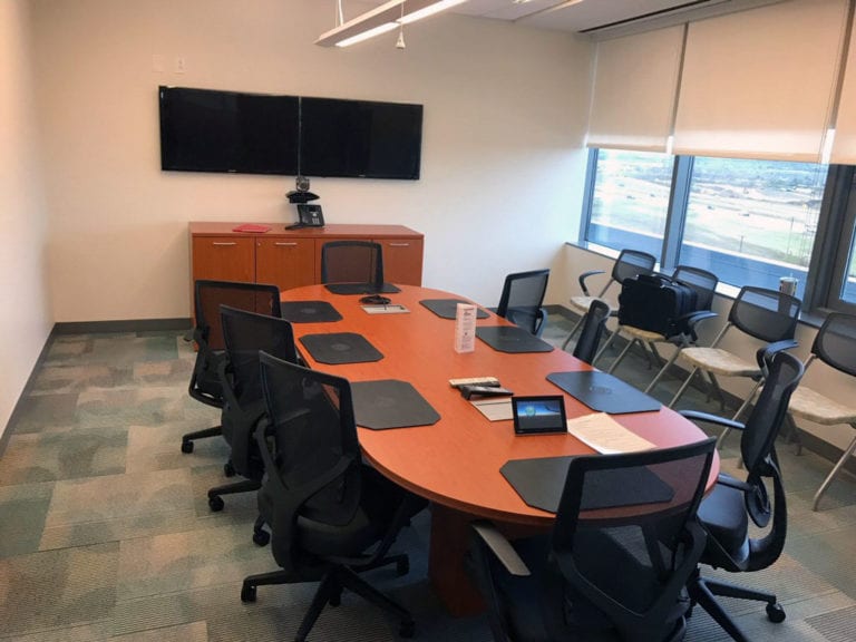 Conference room at FAA in Texas
