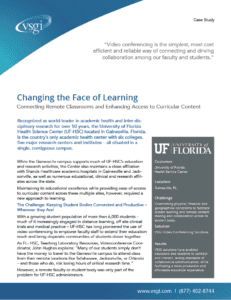 Case Study: Distance Learning at University of Florida Health Services